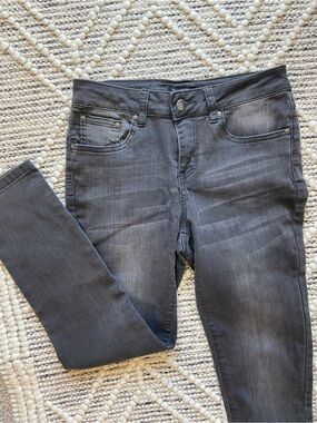 faded jeans skinny ankle 8 petite